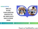 Dr D.y. Patil Vidyapeeth Institute Of Distance Education Fees