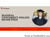 Manipal University Online Mcom Fees