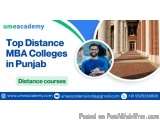 Top Distance MBA Colleges in Punjab