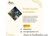 Apply for Karnataka Trade License with Agile Regulatory