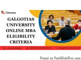 Galgotias University Online Mba Eligibility Criteria