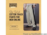 Shop Stylish Cotton Track Pants for Mens Online â€“ Maniac