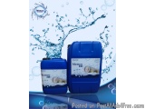 The image shows two blue plastic jerry cans of Memco 330 liquid. The cans are placed side by side on a blue background with w...