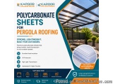 Polycarbonate Sheets For Pergola Roofing