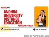 Andhra University Distance Education Admission Process