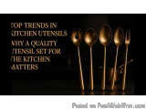 Top Trends in Kitchen Utensils: Why a Quality Utensil Set for the Kitc â€“ Raj Gharana Metals