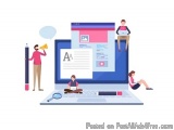 The image is an illustration of a laptop with a webpage open on the screen. The webpage appears to be a website or a blog pos...