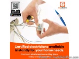 The image shows a person's hands holding a screwdriver and working on an electrical outlet. The person is using the screwdriv...