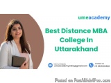 best distance mba college in Uttarakhand