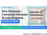 Sree Narayana University Distance Program-good Or Bad