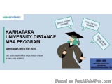 Karnataka University Distance MBA Program