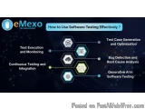 The image is a slide from a presentation titled "How to Use Software Testing Effectively?". It has a blue background with whi...