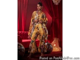 Rose Tiara Three Piece Co-ord Set – Evening Party Gown For Women
