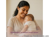The image shows a young woman holding a baby in her arms and smiling at the camera. The woman is wearing a beige t-shirt and...