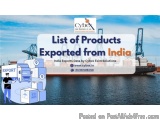 List of Products Exported from India â€“ India Exports Data by Cybex Exim Solutions