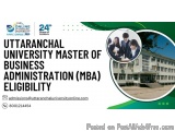 Uttaranchal University Online Master Of Business Administration (...