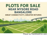 Plots for Sale Near Mysore Road, Bangalore