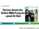 Periyar University Online MBA Program - good Or Bad