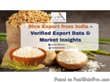 Rice Export from India â€“ Verified Export Data & Market Insights