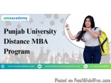 Punjab University Distance Mba Program