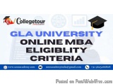 GLA university   online MBA  eligiblity criteria