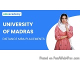 University Of Madras Distance Mba Placements