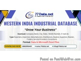 77Data: Download the Verified List of Western India Industrial Database