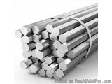 The image shows a stack of multiple metal rods or bars. The rods are arranged in a horizontal manner and are of different siz...