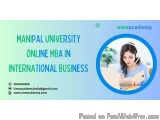 Manipal University Online MBA in International Business