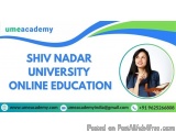 Shiv nadar university online education