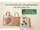 Eco-friendly Jute Shopping Bags For Everyday Use