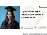 Lpu Online MBA Analytics: Career & Course Info