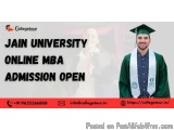 Jain University Online MBA Admission Open