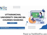 Uttaranchal University Online BA Course Ranking