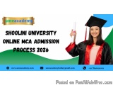 Shoolini University Online Mca Admission Process 2026