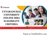 Uttaranchal University Online Mba Eligibility Criteria