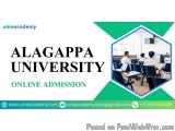 Alagappa University Online Admission
