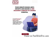 Poor website design limits growth and making a Web Designing Company in Chennai essential