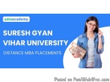 Suresh Gyan Vihar University distance MBA placements