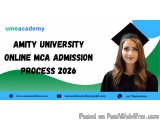 Amity University Online Mca Admission Process 2026