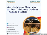 Acrylic Mirror Sheets In Various Thickness Options – Kapoor Plast...
