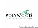 The image is a logo for a company called Polywood. The logo is a combination of the company's name "Polywood" in bold, capita...