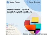 Stylish & Durable Acrylic Mirror Sheets from Kapoor Plastics