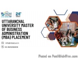 Uttaranchal University Master Of Business Administration (mba) Pl...