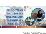 Galgotias University Online Mba Eligibility Criteria