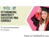 Uttaranchal University Executive Mba Courses