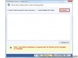 The image is a screenshot of the WholeClear Software Evaluation Copy window. It is a pop-up window that allows the user to se...