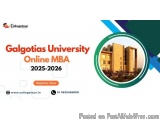 Galgotias University Online MBA Program