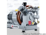 The image shows a Sperre brand air compressor, which is a type of industrial air compressor. It is a large, industrial-lookin...