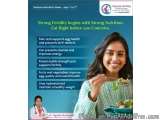 The image is an advertisement for the National Nutrition Week, which is celebrated on September 1st to 7th. The background of...
